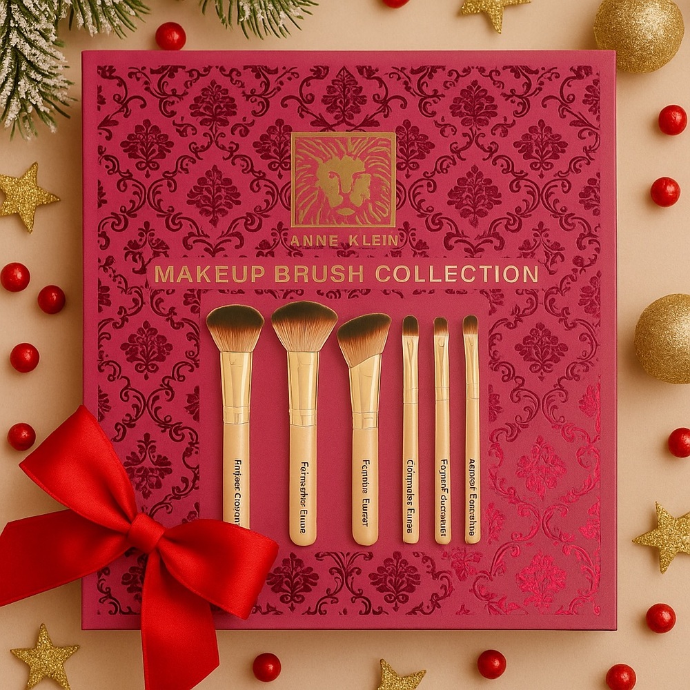 GIFTABLE Anne Klein Makeup Brush Collection Set NWT